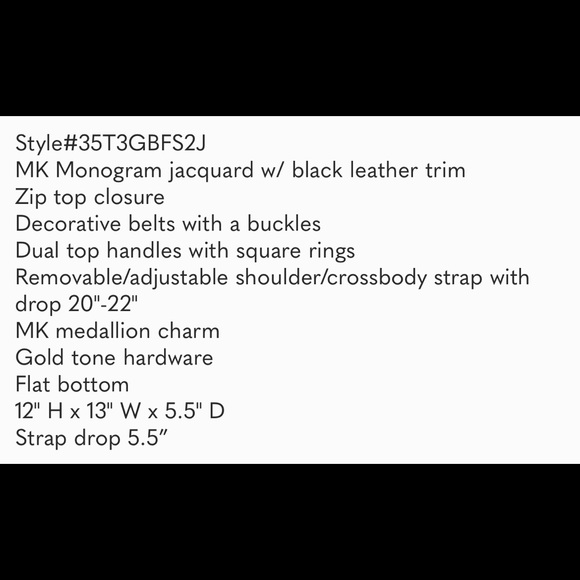 NWT Rare MK Bedford satchel - Picture 6 of 7